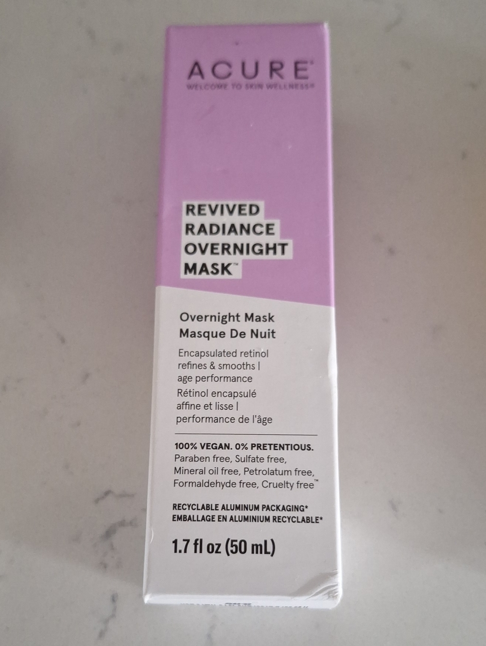 ACURE Welcome to skin wellness -overnight mask
